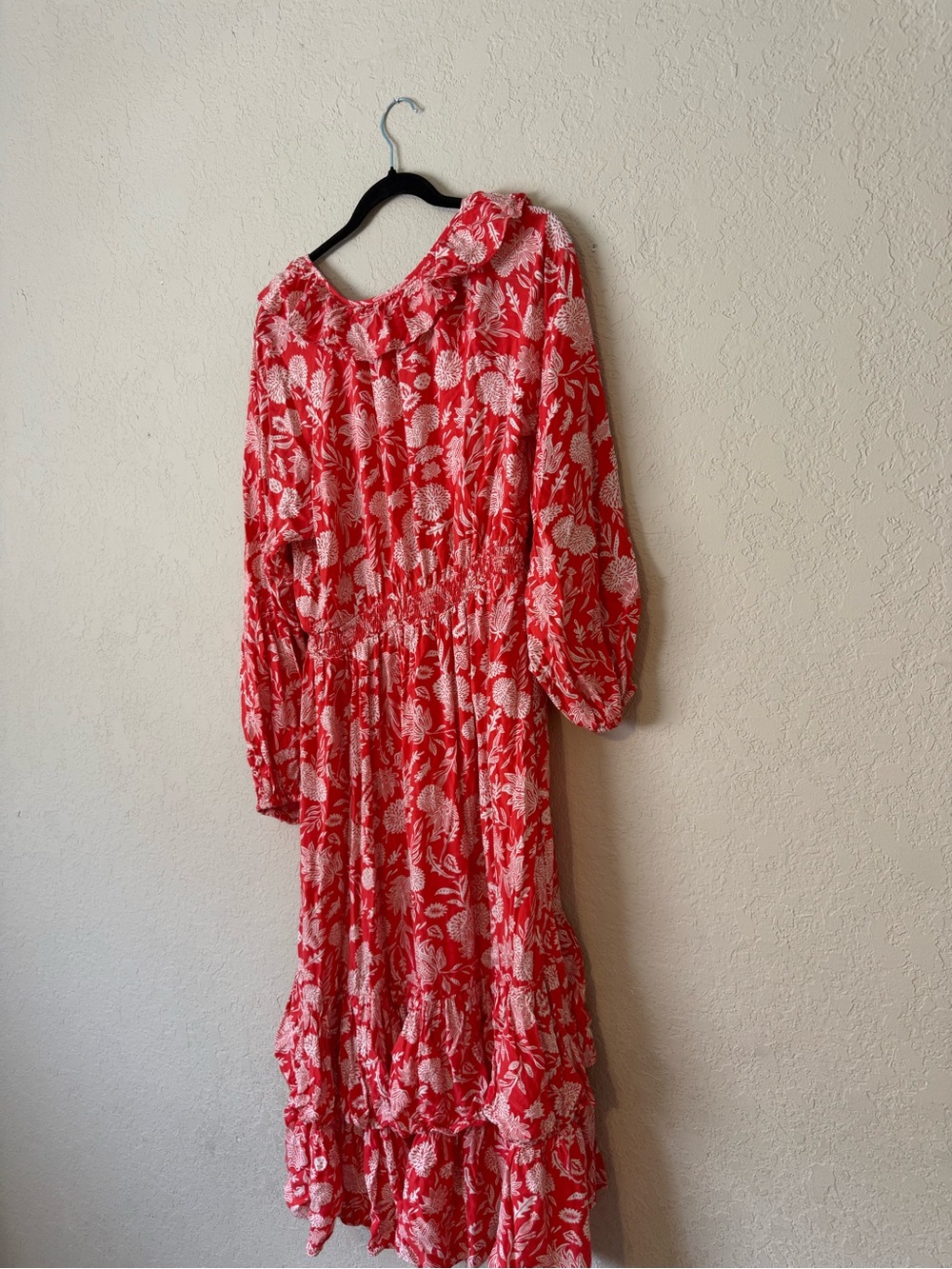 Universal Thread Floral Long Sleeve Tiered Maxi Dress - Picture 8 of 10